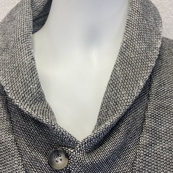 Marine Layer Lightweight Sweater Mens Medium Gray Shawl Collar Button Pullover‎ - Picture 6 of 14